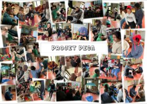 Les élèves de Forme 1 TEACCH, année 2023-2024 : projet PECA