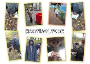 Les élèves de Forme 1 TEACCH, année 2023-2024 : horticulture