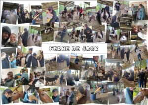 Les élèves de Forme 1 TEACCH, année 2023-2024 : ferme de Jack