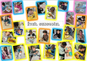 Les élèves de Forme 1 TEACCH, année 2023-2024 : éveil sensoriel