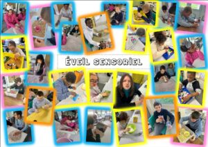 Les élèves de Forme 1 TEACCH, année 2023-2024 : éveil sensoriel