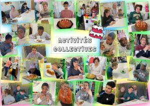 Les élèves de Forme 1 TEACCH, année 2023-2024 : activités collectives