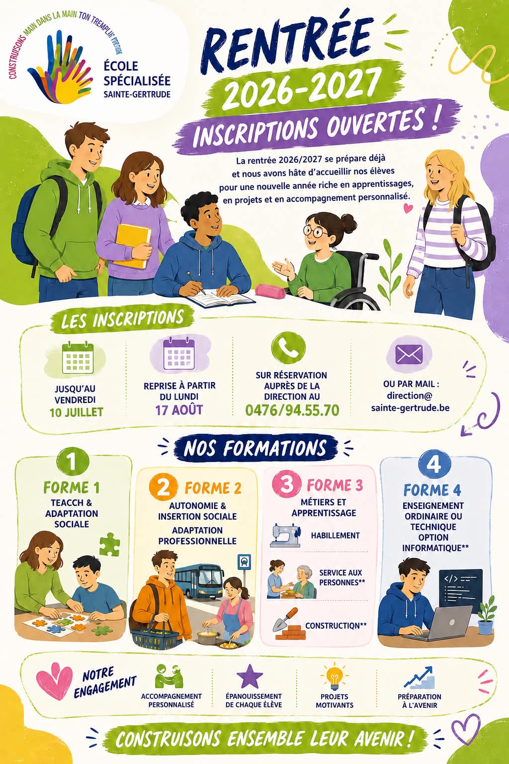 Inscriptions 2026-2027